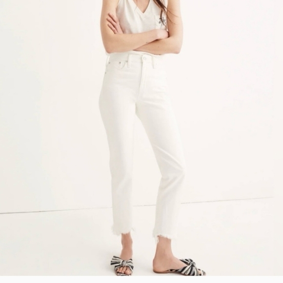 Madewell Denim - Madewell The Perfect Summer Jean White 27